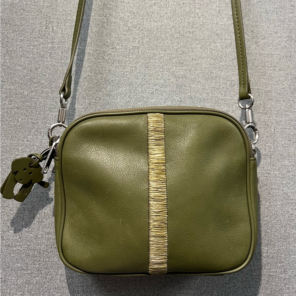 Ellen Degeneres Group Baja Leather Crossbody Bag